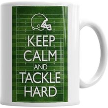 Humuts Keep Calm And Tackle Hard Football Kupa