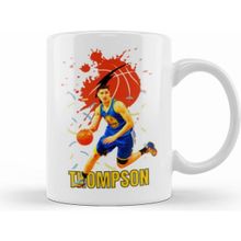 Humuts Klay Thompson Vintage Art Legend Basketball Gift Vintage Retro Style Kupa Bardak