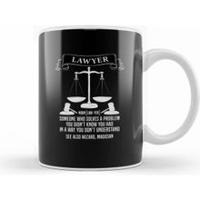 Humuts Lawyer Definition Judgement Judge Attorney Gift Idea Present Beyaz Kupa