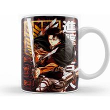 Humuts Levi Ackerman Titan Captian Beyaz Kupa