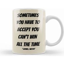 Humuts Lionel Messi Quotes Gifts Beyaz Kupa