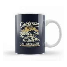 Humuts Los Angeles California Beach Beyaz Kupa