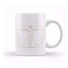 Humuts Louis Theroux Vitruvian Man Leonardo Da Vinci Kupa Bardak