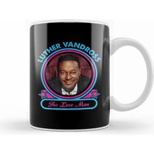 Humuts Luther Vandross the Love Man Beyaz Porselen Kupa Bardak