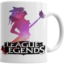 Humuts Lux League of Legends Beyaz Porselen Kupa Bardak