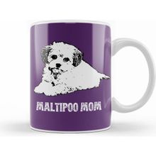 Humuts Maltipoo Mom Maltipoo Design 01 Beyaz Kupa