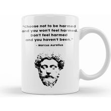 Humuts Marcus Aurelius Stoic Wisdom Beyaz Kupa