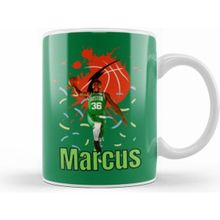 Humuts Marcus Smart Vintage Art Legend Basketball Gift Beyaz Kupa