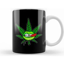 Humuts Marijuana Mouth Beyaz Kupa