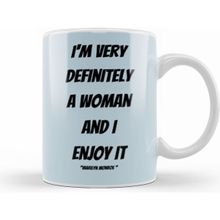 Humuts Marilyn Monroe Quotes Art Gift Vintage Retro Style Beyaz Kupa