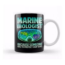 Humuts Marine Biologist Someone Has to Protect Our Seas Beyaz Kupa