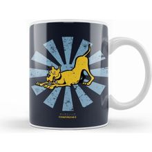 Humuts Marmaduke Retro Japanese Beyaz Kupa
