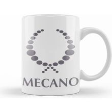 Humuts Mecano Logo Beyaz Kupa