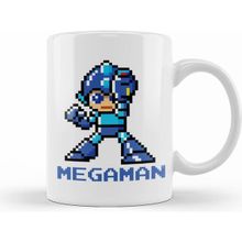 Humuts Megaman Pixel Character Beyaz Kupa