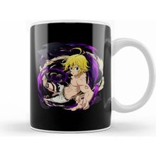 Humuts Meliodas Wrath Beyaz Porselen Kupa Bardak