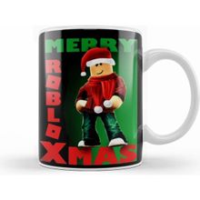 Humuts Merry Robloxmas Xmas Beyaz Porselen Kupa Bardak