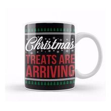 Humuts Merry Xmas Christmas Treats 01 Beyaz Porselen Kupa Bardak