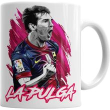 Humuts Messi La Pulga Fifa 18 Beyaz Porselen Kupa Bardak