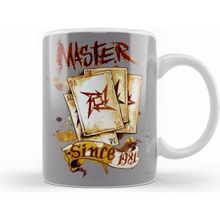 Humuts Metalhead Master Master Beyaz Porselen Kupa Bardak