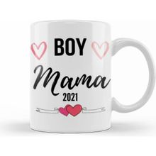 Humuts Mom and Son Family Matching Clothemama Little Boy Baby 2021 Beyaz Porselen Kupa Bardak