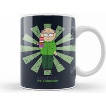 Humuts Mr Garrison Retro Japanese South Park Kupa