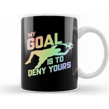 Humuts My Goal Is To Deny Yours Soccer Goalie Soft Rainbow Kupa Bardak