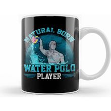 Humuts Natural Born Water Polo Player Cool Waterpolo Kupa