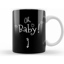 Humuts Oh Baby Cute Pregnancy Announcement Mother Mom Kupa Bardak