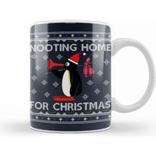 Humuts Pingu Nooting Home For Christmas Kupa Bardak