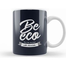 Humuts Porselen Beyaz Be Eco This Is The Only Planet With Chocolate Kupa Bardak