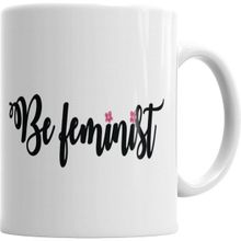 Humuts Porselen Beyaz Be Feminist Kupa Bardak