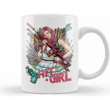 Humuts Porselen Beyaz Chloe Moretz Hitgirl Kupa Bardak