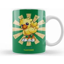Humuts Porselen Beyaz Chocobo Retro Japanese Final Fantasy Kupa Bardak