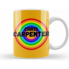 Humuts Porselen Beyaz Chris Carpenter Baseball Gifts Vintage Retro Rainbow For Boys And Dad Kupa Bardak