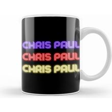Humuts Porselen Beyaz Chris Paul Basketball Gifts Vintage Retro Rainbow Quotes For Boys And Dad Kupa Bardak
