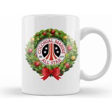 Humuts Porselen Beyaz Christmas All Star Colonial Marines Aliens Wreath Kupa Bardak