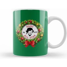 Humuts Porselen Beyaz Christmas All Star Overwatch Hans Wreath Kupa Bardak