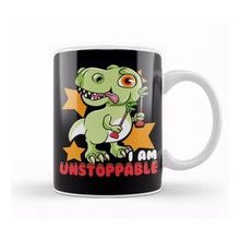 Humuts Porselen Beyaz Cute Funny I Am Unstoppable T Rex Dinosaur Pun Kupa Bardak