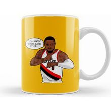 Humuts Porselen Beyaz Damian Lillard What Time Is It Kupa Bardak