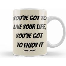 Humuts Porselen Beyaz Daniel Craig Quotes Gift Kupa Bardak