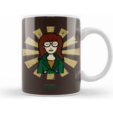 Humuts Porselen Beyaz Daria Retro Japanese Kupa Bardak