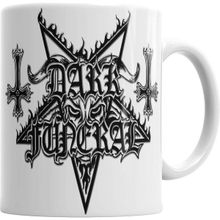 Humuts Porselen Beyaz Dark Funeral Watain Marduk Gorgoroth Immortal Lord Belial Cradle Of Filth Kupa Bardak