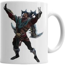 Humuts Porselen Beyaz Drow Ranger Dota 2 Kupa Bardak