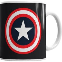 Humuts Porselen Beyaz Escudo America Kupa Bardak