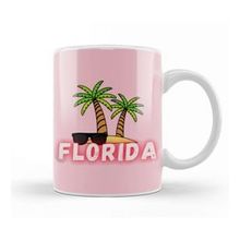 Humuts Porselen Beyaz Florida Vintage Retro Rainbow Kupa Bardak