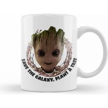 Humuts Porselen Beyaz Guardians Of The Galaxy Baby Groot Save The Galaxy Kupa Bardak