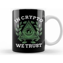 Humuts Porselen Beyaz In Crypto We Trust Bitcoin Cryptocurrency Kupa Bardak