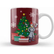 Humuts Porselen Beyaz Inspector Gadget Around The Christmas Tree Kupa Bardak