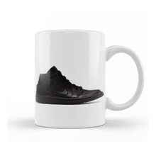 Humuts Porselen Beyaz Jordan 1 Mid Black Leather Kupa Bardak