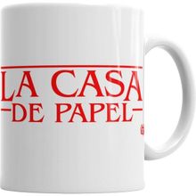 Humuts Porselen Beyaz La Casa De Papel 07 Kupa Bardak
